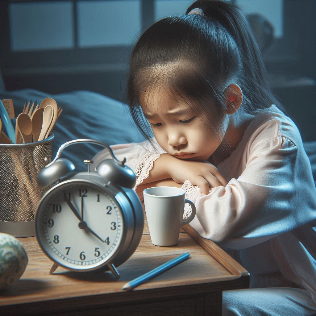 child to go to bed on time