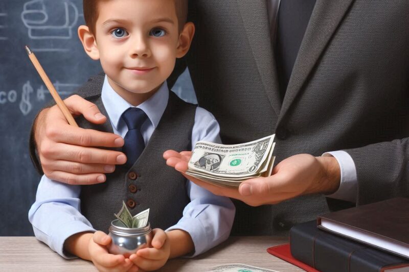 How can I teach my child to manage money properly and respect financial resources